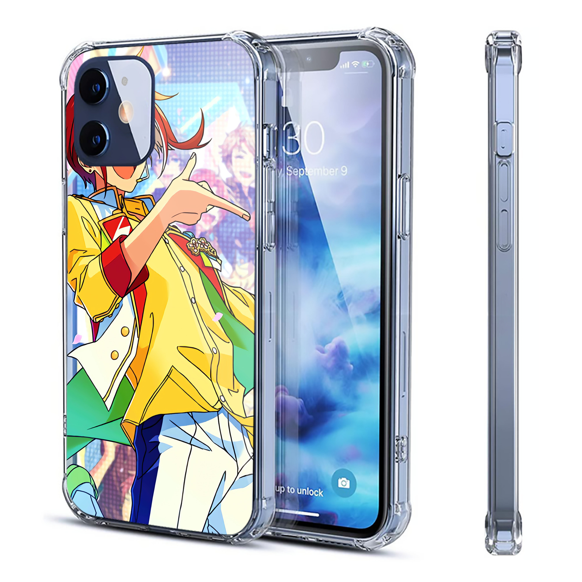 （画像用） あんさんぶるスターズ! Ensemble Stars 【iPhone 12シリーズ対応】透明スマホケース（クリアソフトケース）